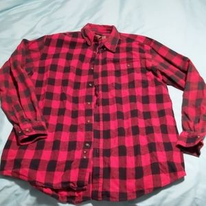 Red buffalo print shirt